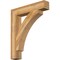 Ekena Millwork Thorton Block Rough Sawn Bracket, Western Red Cedar, 6"W x 34"D x 40"H BKT06X34X40THR05RWR - alternate 1